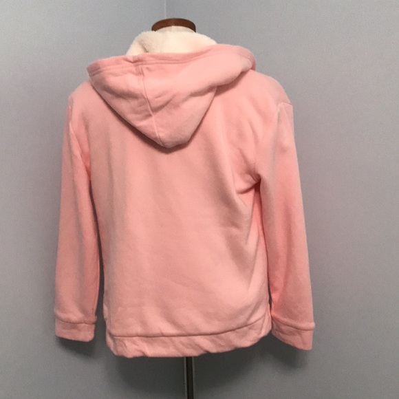 Pink Puma zip up hoodie sweater - Picture 4 of 6